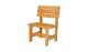 Dank farbiger Tauchimprägnierung ist der Stuhl schon mit einem ersten Holzschutz ausgestattet, so dass Sie möglichst lange Freude an diesem haben können. 