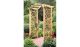 Pergola - selber Bauen Bausatz aus druckimprägniertem Holz mit Rankgitter, Durchgangsbreite 110cm