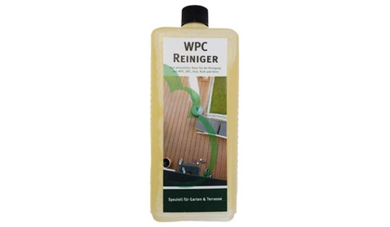 Der WPC / BPC Reiniger auf pflanzlicher Basis reinigt zuverlässig stark verschmutzte Oberflächen