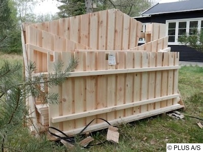 Gartenhütte Holz Selbstmontage