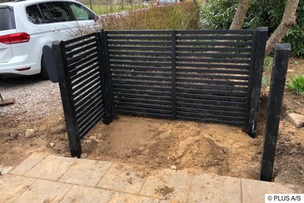 Als Rückwand kommt ein 180 x 140 Element zum Einsatz